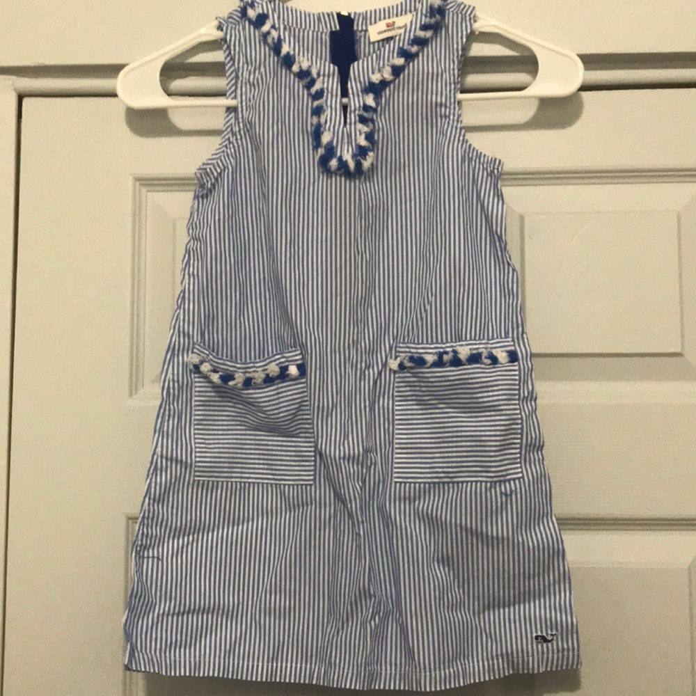 Vineyard Vines blue and white dress